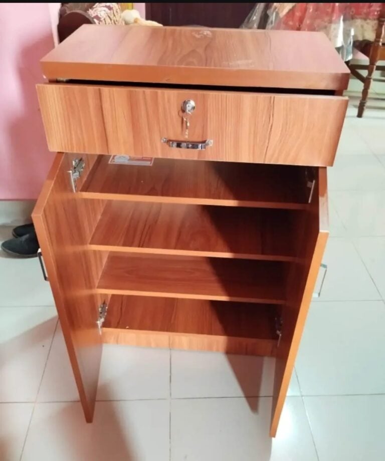 আধুনিক ৪ স্তরের জুতার ক্যাবিনেট, লকার ড্রয়ার সহ জুতার র‍্যাক 4